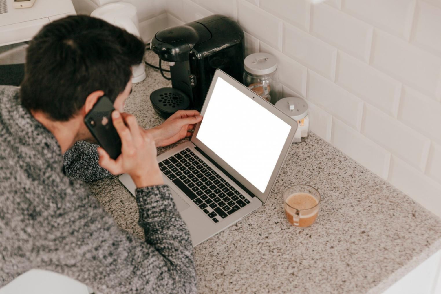 Financial analysis workspace with charts and calculators