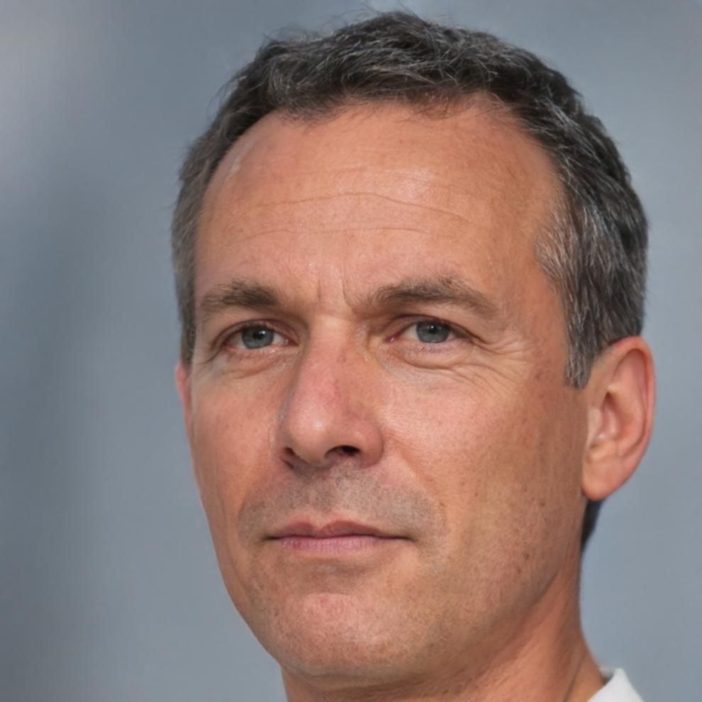 Professional headshot of male financial analyst